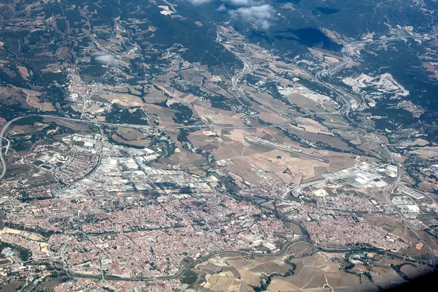 Igualada des de l’aire